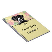 かわいいグレートデーンノートブックを覗く ノートブック (右側)