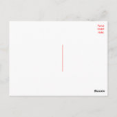 かわいいグレー子猫はがき ポストカード (裏面)