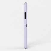 かわいいグレー猫の紫スマホケース Case-Mate iPhoneケース (裏面/右)