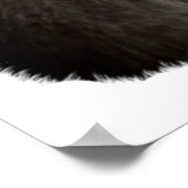 かわいいグレー猫キャブブルガム子供部屋子 ポスター (角)