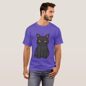 かわいいグレー+キティ+ラブ+レター+ハート ✨🐾💕 Tシャツ (正面フル)