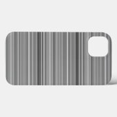 かわいいグレー ストライプ Case-Mate iPhoneケース (裏面 (横))