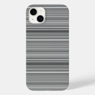 かわいいグレー ストライプ Case-Mate iPhone 14 PLUSケース