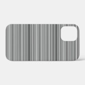 かわいいグレー ストライプ Case-Mate iPhoneケース (裏面 (横))