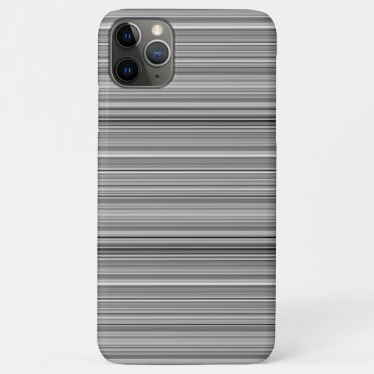 かわいいグレー ストライプ Case-Mate iPhoneケース (裏面)