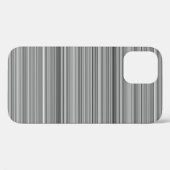 かわいいグレー ストライプ Case-Mate iPhoneケース (裏面 (横))