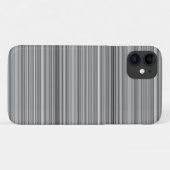 かわいいグレー ストライプ Case-Mate iPhoneケース (裏面(横))
