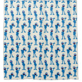 かわいいグローバーの柄 シャワーカーテン (正面)