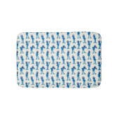 かわいいグローバーの柄 バスマット (正面)