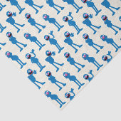 かわいいグローバーの柄 薄葉紙 (詳細)