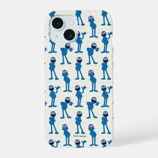 かわいいグローバーの柄 iPhone 15ケース (裏面)