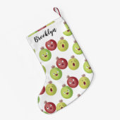 かわいいグースベリーのトリオ歌の漫画 スモールクリスマスストッキング (裏面 (吊り時))