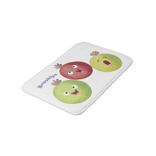 かわいいグースベリーのトリオ歌の漫画 バスマット (アングル)