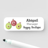 かわいいグースベリーのトリオ歌の漫画 名札 (インサイチュ)