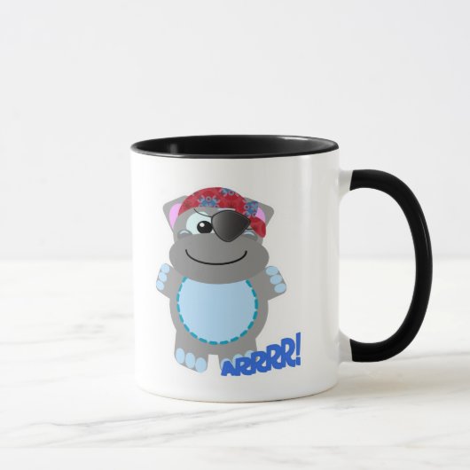かわいいグーフキンズのカバの海賊 マグカップ (右)