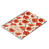 かわいいケシの水低下 ノートブック (左側)