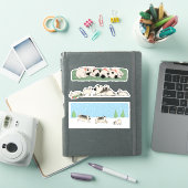 かわいいケシャンドッグスKEESホリデービニールシールセット シール (iPadカバー)