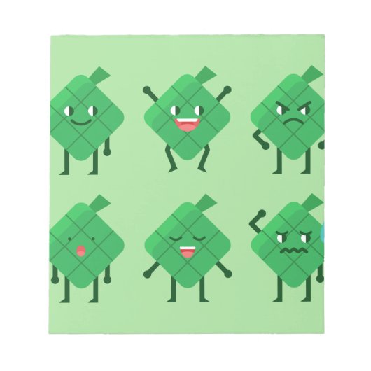 かわいいケツパット ノートパッド (正面)
