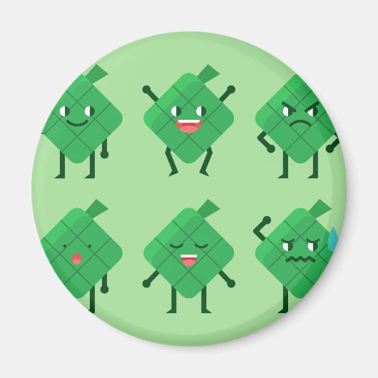 かわいいケツパット マグネット (正面)