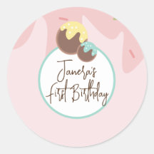 かわいいケポップボールファースト誕生日つや消し