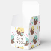 かわいいケポップボール第1誕生日ふりかけ フェイバーボックス (オープン)