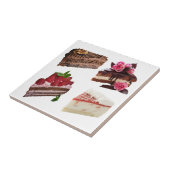 かわいいケーキのデザートセレクション タイル (側面)