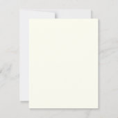 かわいいケーキの子犬 招待状 (裏面)