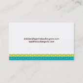 かわいいケーキの破裂音の名刺 名刺 (裏面)