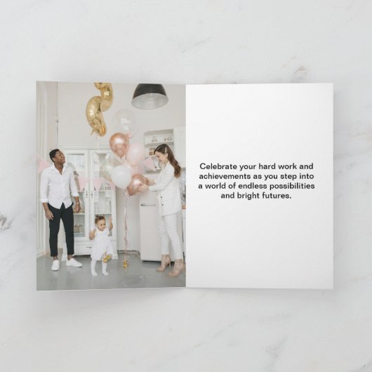 かわいいケーキの誕生日カード カード (内部)