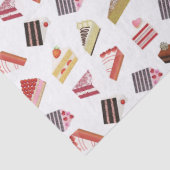 かわいいケーキバラエティー柄 薄葉紙 (詳細)