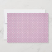 かわいいケーキポップズガールズバースデーパーティー招待状 招待状 (裏面)