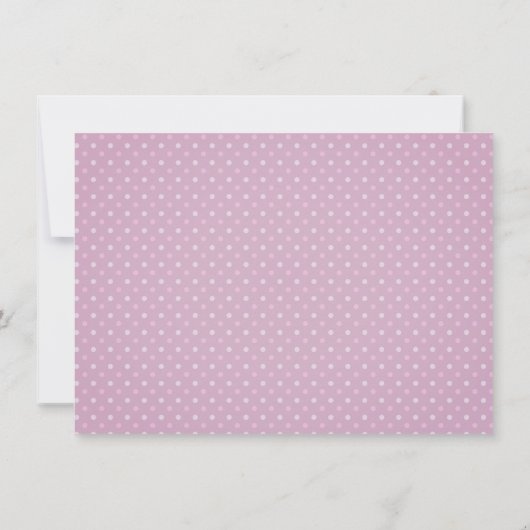 かわいいケーキポップズガールズバースデーパーティー招待状 招待状 (裏面)