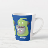 かわいいケーキミキサーのキッチンアニメ カフェラテマグ (右)