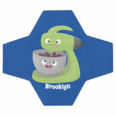 かわいいケーキミキサーのキッチンアニメ サッカーボール (フラット)