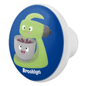 かわいいケーキミキサーのキッチンアニメ セラミックノブ (右)