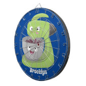 かわいいケーキミキサーのキッチンアニメ ダーツボード (正面右)