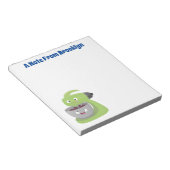 かわいいケーキミキサーのキッチンアニメ ノートパッド (アングル)