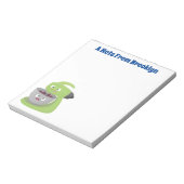 かわいいケーキミキサーのキッチンアニメ ノートパッド (回転)