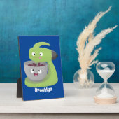 かわいいケーキミキサーのキッチンアニメ フォトプラーク (側面)