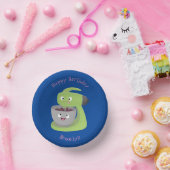 かわいいケーキミキサーのキッチンアニメ ペーパーボウル (パーティー)