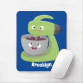 かわいいケーキミキサーのキッチンアニメ マウスパッド (マウス)