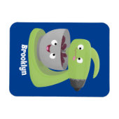 かわいいケーキミキサーのキッチンアニメ マグネット (横)