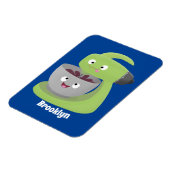 かわいいケーキミキサーのキッチンアニメ マグネット (左側)