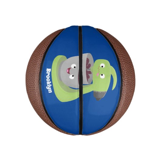 かわいいケーキミキサーのキッチンアニメ ミニバスケットボール (縦)