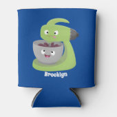 かわいいケーキミキサーのキッチンアニメ 缶クーラー (正面)