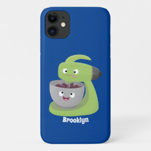 かわいいケーキミキサーのキッチンアニメ iPhone 11 ケース
