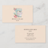 かわいいケーキミキサー桃ベーカリーの名刺 名刺 (正面/裏面)