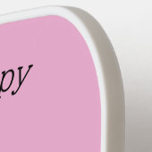 かわいいケーキ名前をカスタムする、文字&カラー ピックルボールラケット (左詳細)