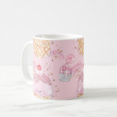 かわいいケーキ コーヒーマグカップ (正面左)