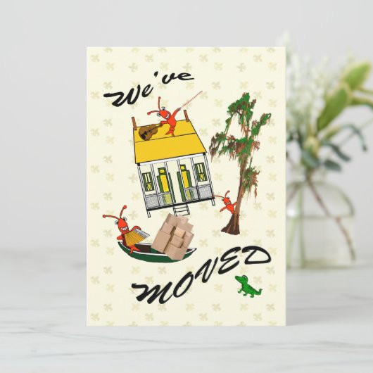 かわいいケージャンのCrawfishの移動発表 案内状 (スタンド正面)